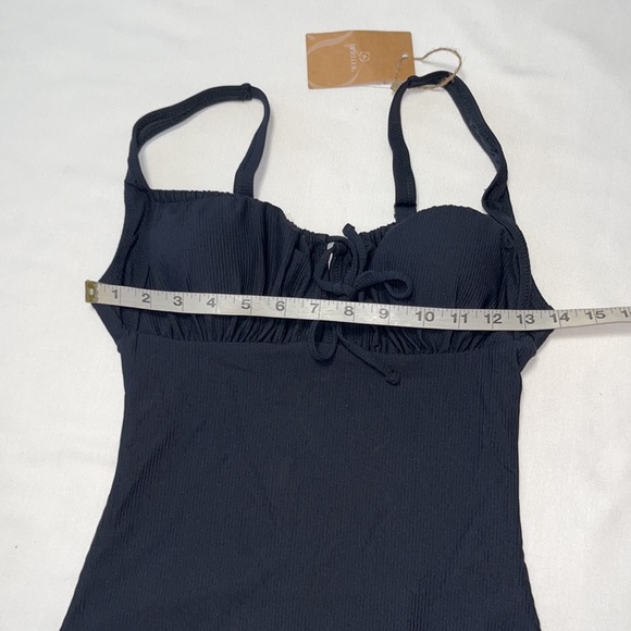 BERLOOK Cutout Tie One-Piece Swimsuit Sz S - Picture 8 of 12